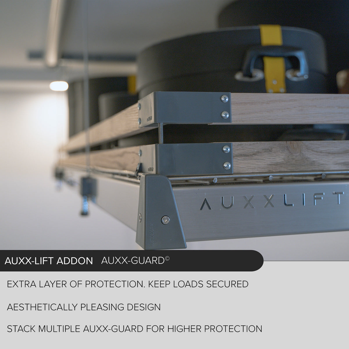 Auxx-Guard Real Hardwood Safety Rail Add-On