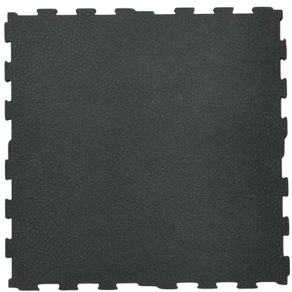 20” x 20” Pebble Black Rubber gym mat - 3/4” Thick