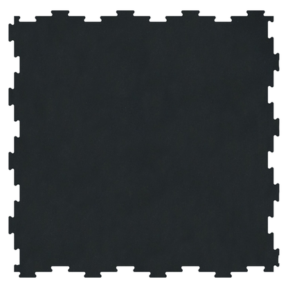 Interlocking Rubber Gym Tile- 1/2"Thick | 22.5" × 22.5"