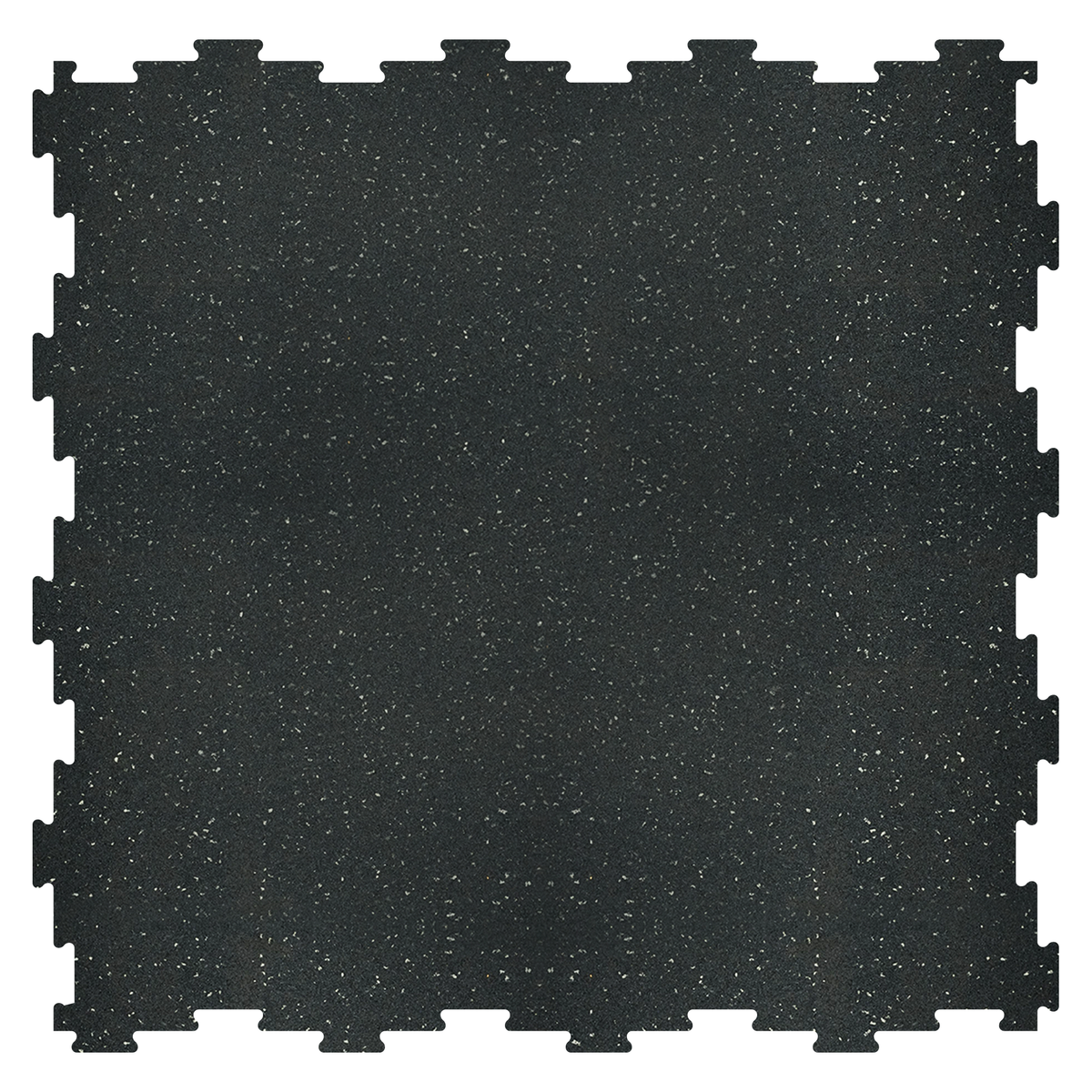 Interlocking Rubber Gym Tile- 1/2"Thick | 22.5" × 22.5"