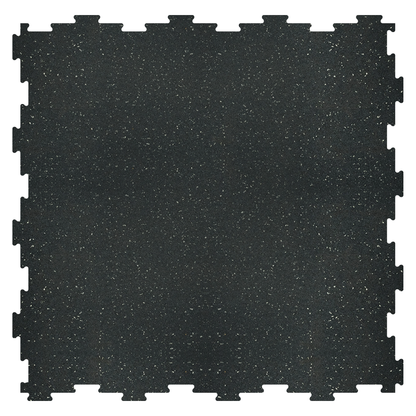 Interlocking Rubber Gym Tile- 1/2"Thick | 22.5" × 22.5"