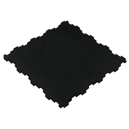 Interlocking Rubber Gym Tile- 1/2"Thick | 22.5" × 22.5"