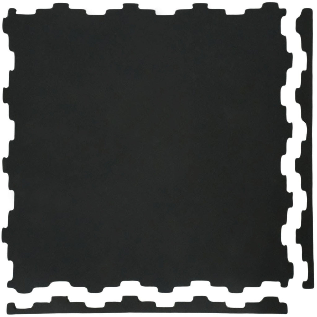 Interlocking Rubber Gym Tile- 1/2"Thick | 22.5" × 22.5"