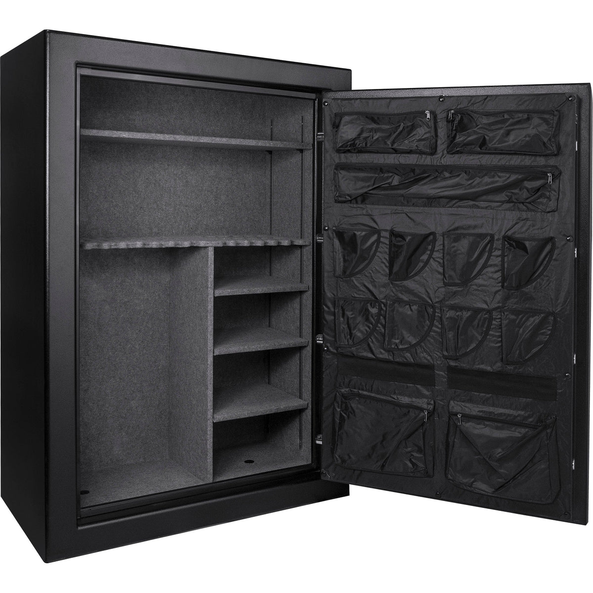 Tall Fireproof Safe Vault in Black – Solid Steel Security Safe for Home and Office