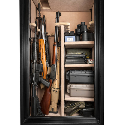 Tall Fireproof Protection Safe Vault – Black Solid Steel Safe with Electronic Keypad
