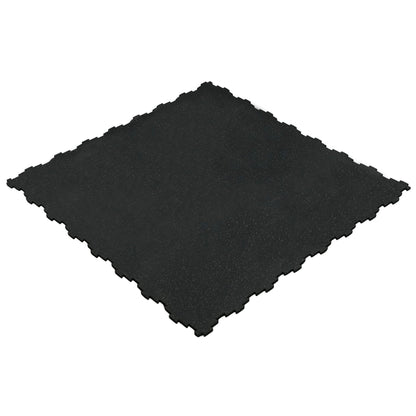 Heavy-Duty Interlocking Rubber Gym mat — 4’ x 4’ | 1/2” Thick