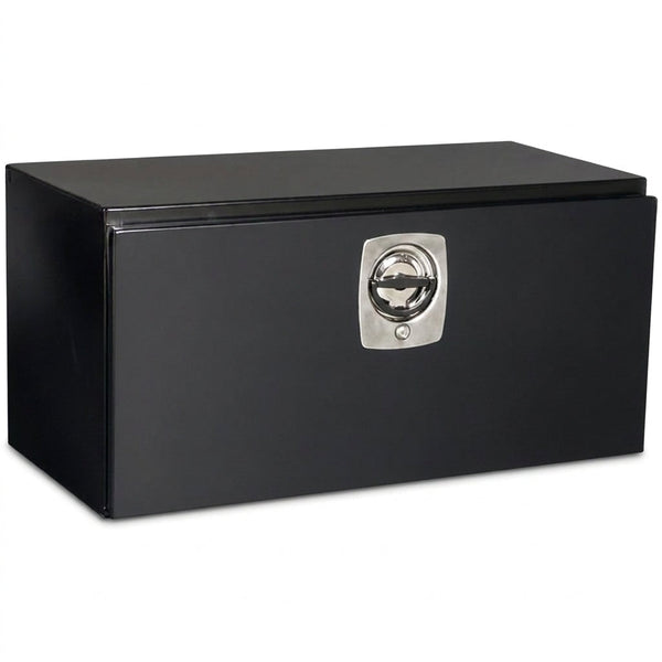 (536502 Underbed Tool Box, Steel, Black — Studio Shot
