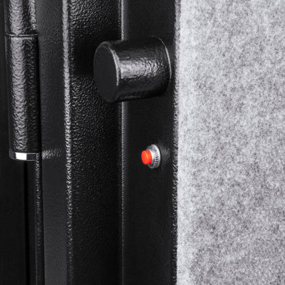 Tall Fireproof Protection Safe Vault – Black Solid Steel Safe with Electronic Keypad