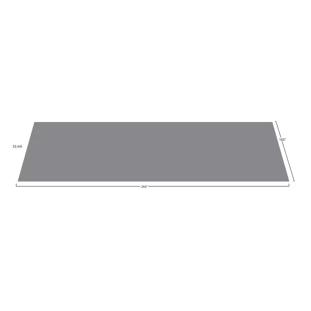 Levant 8.5 Ft. X 22 Ft. Slate Grey Vinyl Universal Flooring