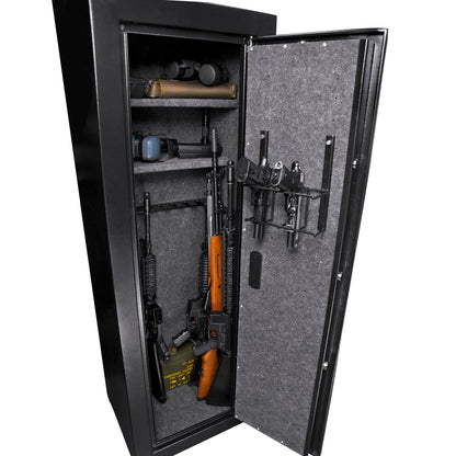 9.33 Cubic Ft Tall Biometric Rifle Safe – Steel Firearm Storage with Silent Mode