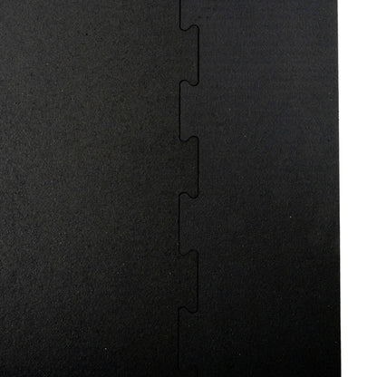 Interlocking 6' × 4' Rubber Gym Mat 3/4" Thick