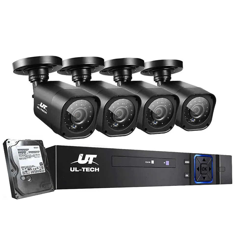 UL-Tech 1080P 8-Channel CCTV Security Camera System with 1TB Hard Drive