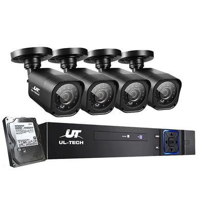 UL-Tech 1080P 8-Channel CCTV Security Camera System with 1TB Hard Drive