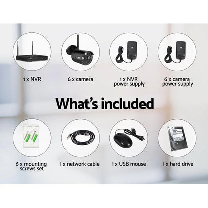 UL-Tech 1080P Wireless CCTV Security Camera System – 4- or 8-Channel Wi-Fi NVR with Long-Term Recording