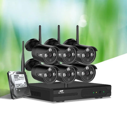 UL-Tech 1080P Wireless CCTV Security Camera System – 4- or 8-Channel Wi-Fi NVR with Long-Term Recording