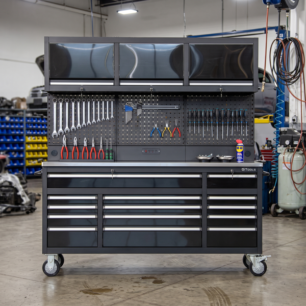 OCTOBER Overhead Pro Special Edition HD 72x79x25 inch Rolling Tool Chest and Workbench