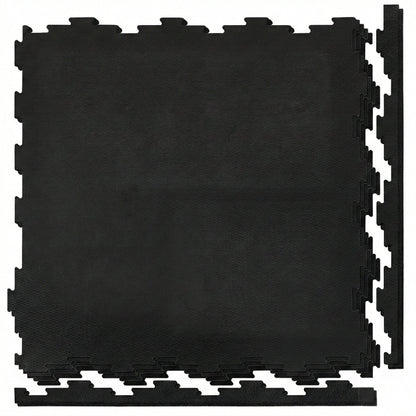4 pack – Interlocking Rubber Gym Tiles — 22.5" × 22.5" | 1/2" Thick