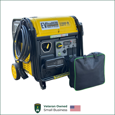 EV Road Hero Mobile Portable 9kW EV Charger Gas Generator 6.1 Gallons