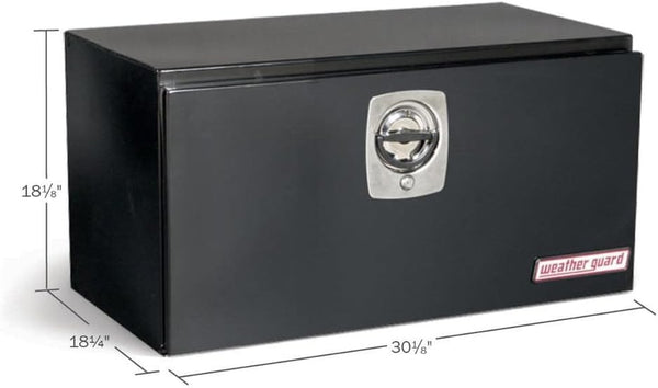 (530502 Underbed Tool Box, Steel, Gloss Black