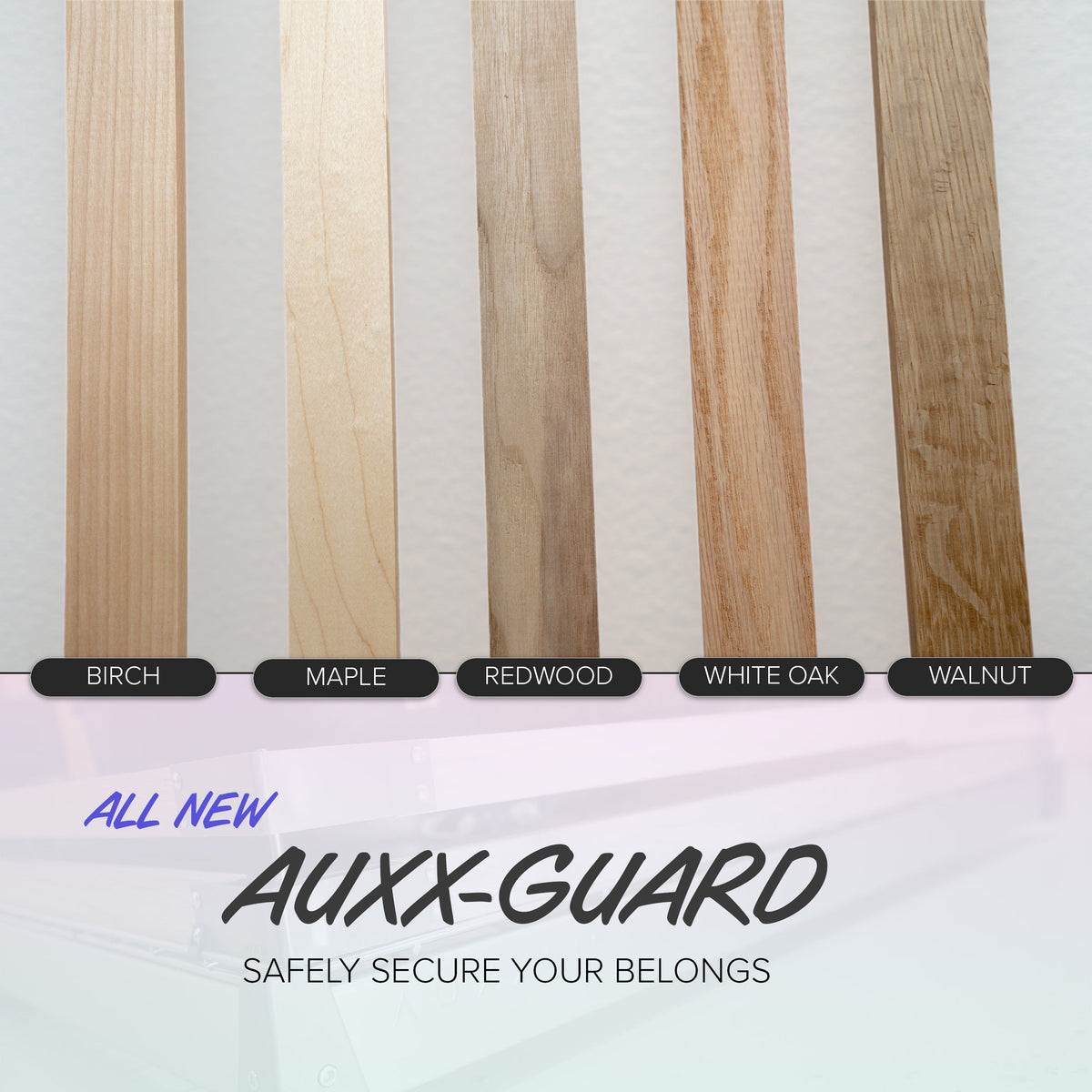 Auxx-Guard Real Hardwood Safety Rail Add-On