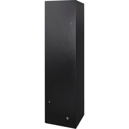 Biometric Keypad Rifle Safe – Black Steel Firearm Storage Cabinet