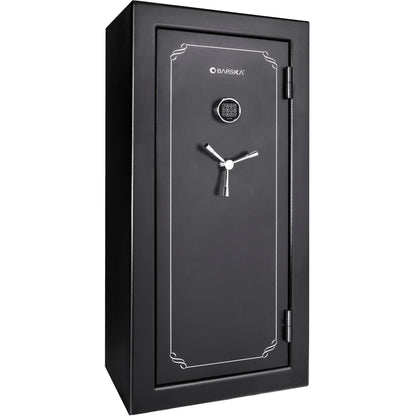 Tall Fireproof Protection Safe Vault – Black Solid Steel Safe with Electronic Keypad