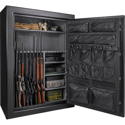 Tall Fireproof Safe Vault in Black – Solid Steel Security Safe for Home and Office