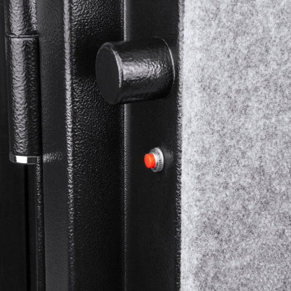 Fireproof Protection Safe Vault – Black Steel Safe with Electronic Keypad Lock