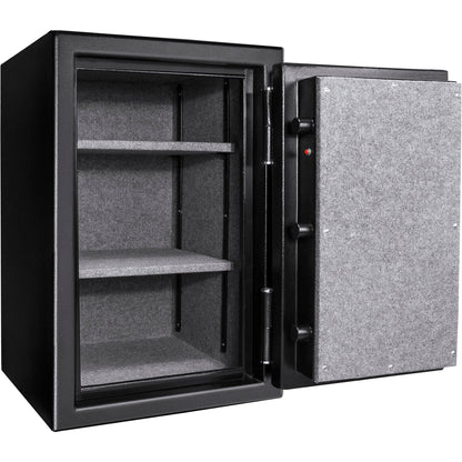 Fireproof Protection Safe Vault – Black Steel Safe with Electronic Keypad Lock